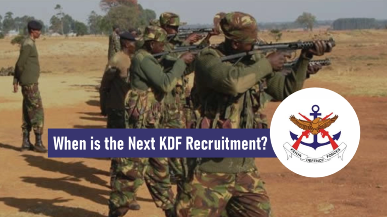 When is the Next KDF Recruitment in Kenya 2025?